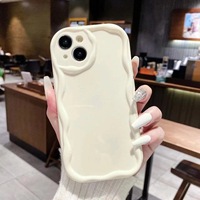 Funda color crema para iPhone 16/15, Apple 14 Pro Max, 13/12 Pro, 11XS, transparente y con tacto de alta gama.