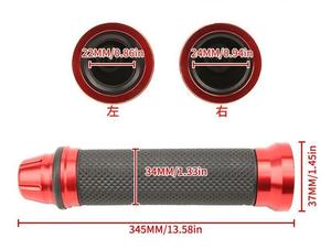 1 cặp 7/8 ''chống trượt xe đạp tay lái thanh Grips xe máy & Núi chu kỳ Cao su tay Grips - Product Image 3