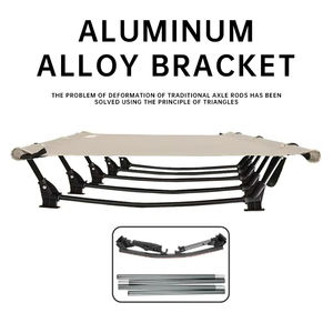 <span class=keywords><strong>Cama</strong></span> de Camping Plegable Portátil Ultraligera con Logotipo Personalizado, Camas Compactas de Viaje de Aluminio - Product Image 6