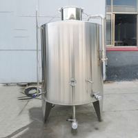 Prix usine Réservoir De Mélange En Acier Inoxydable Liquide Chimique Alimentaire Mélange Chauffé Veste Mélangeur Réservoir Avec Agitateur Réservoir De Mélange