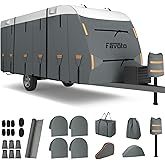 RV & Trailer Cover <span class=keywords><strong>Toy</strong></span> Hauler RV Travel Trailer Camper Cover con Tongue Jack Gutter Covers - Product Image 6