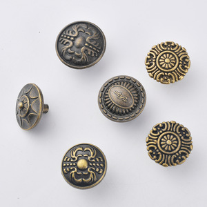 European Style Cabinet <b>Knob</b> Zinc Alloy Round Single Hole Drawer Handle Durable Furniture Hardware - Product Image 4