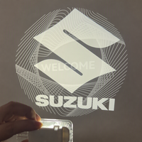 Projecteur de lumière de bienvenue pour portière de voiture, lumière d'ambiance pour Suzuki Kizashi 2010-2012, accessoire modifié