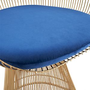 Современное домашнее металлическое кресло из нержавеющей стали с рамкой, Роскошная ткань, бархатные кресла для гостиной - Product Image 5