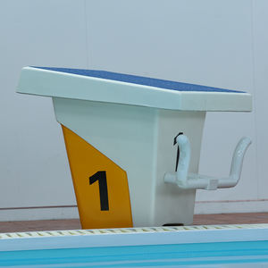 Plateforme de départ/plongée Ovar pour <span class=keywords><strong>piscine</strong></span>, compétition et parc aquatique, antidérapante, anticorrosion, couleur bleue, garantie 2 ans - Product Image 6