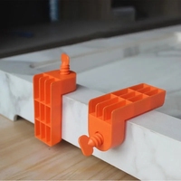 5-30 pièces Clips et entretoises en plastique PP pour système de nivellement de carreaux d'angle extérieur, outils de construction pour fixation de carreaux de sol et de mur