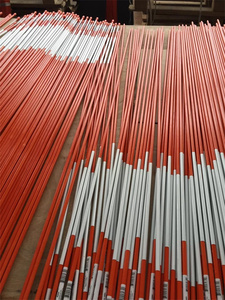 Marcador de Carretera de Fibra de Vidrio/Varilla Guía para Entradas/Estaca de Nieve de FRP con Cinta Reflectante - Product Image 2