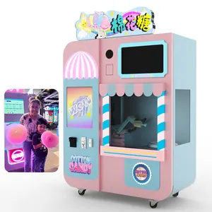 New Self Serve Sweet Sugar Cloud Cotton Candy Maker Vending Machine Japanese Flower Make Cotton Candy Vending Machine