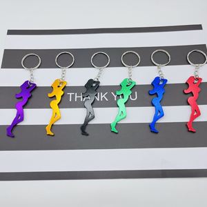 Llavero Multicolor de Aluminio con Forma de Cuerpo de Mujer Sexy, Mini Abrebotellas Portátil para Cerveza y Bebidas, Regalo para Hombres, Uso en Bares - Product Image 2
