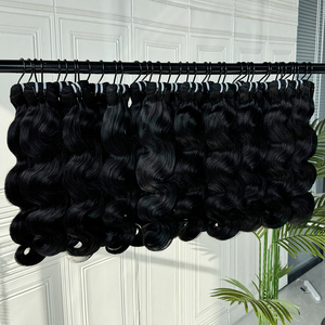 Extensiones de Cabello Humano con Ondas Suaves, Cabello Virgen Natural, Aspecto Natural, Textura Suave y Lisa, Cabello con Doble Trama - Product Image 4