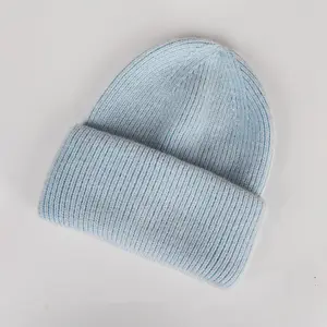 Produtos de inverno 2023 algodão macio inverno chapéus logotipo personalizado bordado malha gorro boné chapéu de alta qualidade; gorro chapéus logotipo personalizado