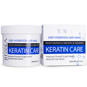 Mascarilla Capilar de Queratina JIESSIA para Hidratación Profunda 500ml, Hidratante, Suavizante y Nutritiva para Cabello Dañado - Product Image 6