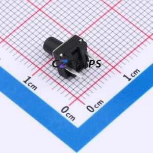 TSA06154-085B332BA Tactile Switch Through hole Component (THT),6.1x6.1mm Switch Single Pole Single Throw Round Button 1.8N 6.1mm - Product Image 2