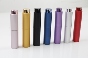 Factory Direct 8ml 10ml White Black Aluminium Empty Twist-up Perfume <strong>Atomizer</strong> Dropper Seal Custom Private <strong>Label</strong> Glass Bottles - Product Image 2