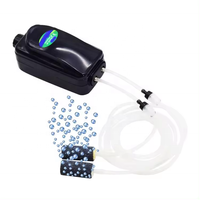 Pompe à air pour aquarium, compresseur d'air pour poissons, 2 sorties, 8 watts