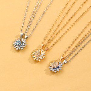 ขายส่งเสื้อผ้าอื่นๆ สร้อยคอแฟชั่นคู่รักแม่เหล็กดวงจันทร์ สำหรับผู้ชายและผู้หญิง ของขวัญเพื่อนสนิท เครื่องประดับอินเทรนด์ - Product Image 1