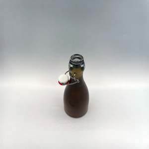 Bouteille en verre transparente de 350 ml 300 g avec bouchon à bascule en métal, pour usage culinaire, prix fabricant plus bas - Product Image 3