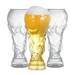 The 2022 Hercules Cup shape large-capacity transparent glass beer glassware souvenir can accept customization