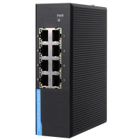 Equipo de seguridad para cámara IP CCTV, interruptor Industrial de 8 puertos Gigabit PoE