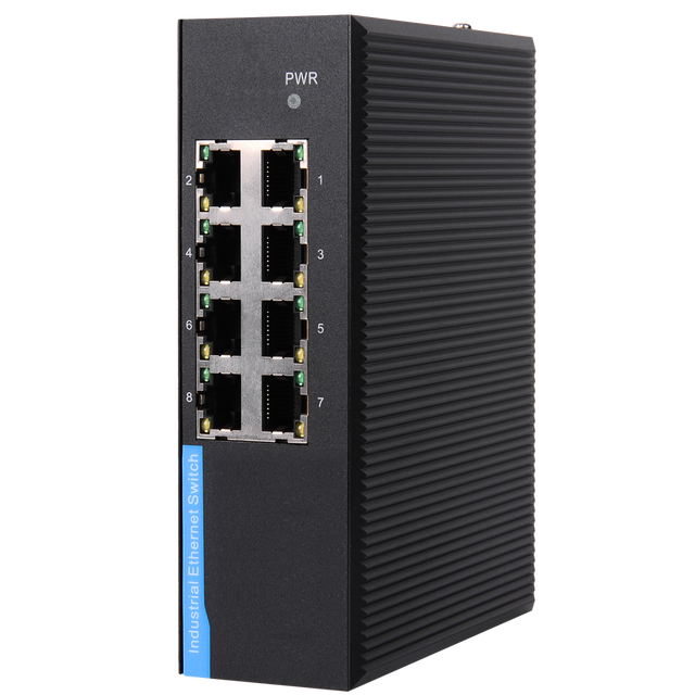 Security Equipment for IP Camera CCTV Camera 8 Port Gigabit PoE Industrial Switch
