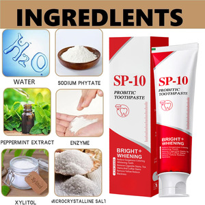 ยาสีฟัน SP-10 ไบรท์ ไวท์เทนนิ่ง ผสมโปรไบโอติกส์ ขจัดคราบกาแฟ ชา บุหรี่ ลมหายใจหอมสดชื่น ดูแลสุขภาพช่องปาก 120 กรัม - Product Image 2