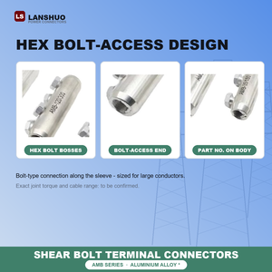 <span class=keywords><strong>Conwell</strong></span> Scherbolzenklemmen und Ösenverbinder aus Verzinnter Aluminiumlegierung - Product Image 3