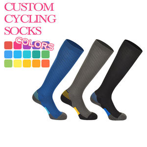 Chaussettes de cyclisme respirantes personnalisées Bilu, design personnalisable pour le cyclisme sur route, VTT, chaussettes de sport - Product Image 1