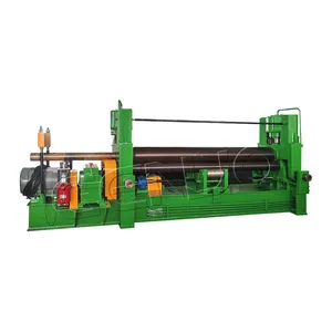 Genuo Factory Supply 16mm Hydraulic Universal 3-Roller Plate Steel Roof Tile Roll Bending Machine For sale