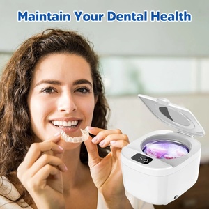 Electric 45KHZ Square Ultrasonic Cleaner Digital Screen UV <b>Light</b> for Jewelry Denture Car Cleaning Household Use - Product Image 4