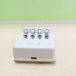 PUJIMAX LED Displays 4 Slots AAA AA <strong>Battery</strong> Charger <strong>1</strong>.2V <strong>Rechargeable</strong> <strong>Battery</strong> Charger Combo AAA AA NIMH <strong>Batteries</strong> With Charger - Product Image 5