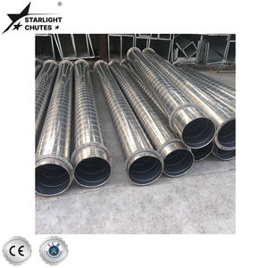 STARLIGHT CHUTES Conduit en spirale en acier inoxydable poli miroir brossé Dimensions personnalisables <span class=keywords><strong>pour</strong></span> l'industrie/moderne - Product Image 4