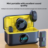 Micrófono de Solapa Inalámbrico KS05 con Clip, Transmisor de Baja Latencia, Reducción de Ruido, Tipo-C, para iPhone y Android, para Transmisiones en Vivo