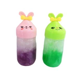 Grand flacon de slime éducatif multicolore effet bave d'escargot, boue de cristal végétale et slime paysager, kit de jouets DIY - Product Image 5