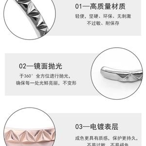 Pulsera Grabada Personalizada al por Mayor, Brazalete Abierto de Banda Delgada con Coordenadas Personalizadas, Joyería de Acero Inoxidable para Hombre - Product Image 6