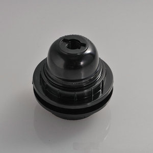 Hot bán Bakelite màu đen giữ đèn <span class=keywords><strong>E27</strong></span> với chủ đề Vòng vít Shell Đen Bakelite Đèn chủ sở hữu đèn căn cứ Edison bóng đèn - Product Image 2