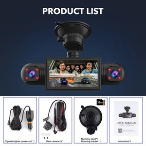 Yeni Tasarım 4 Kanallı 360 1080P Araç Kamerası Ön/Arka/Sol/Sağ İç Mekan DVR Kamera Gece Görüşlü IPS Ekranlı Araç Kameraları - Product Image 6
