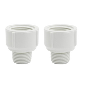 Adaptador de PVC Personalizado de 1/2 Macho a 3/4 Hembra - Reductor de Rosca para Manguera de Jardín Blanco - Product Image 3