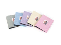 Lerp & Fabric Album photo en lin avec fenêtre pour Instax Mini 8/9/11/12 3 pouces Accessoires de film pour appareils photo Instax
