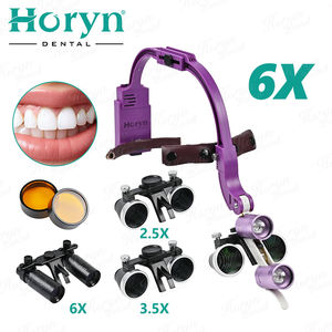 Loupe binoculaire chirurgicale loupe médicale ORL lampes dentaires 6X outils dentaires pour odontologie et chirurgie - Product Image 2