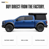 Coque de camping rigide à clipser sur la benne de pick-up, installation sans perçage avec joint en caoutchouc