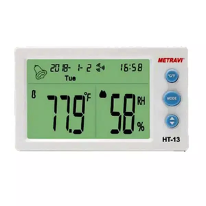 Medidor de Temperatura y Humedad Metravi HT-13 con Pantalla LCD, Clasificación IP55, Personalización OEM - Product Image 4