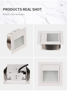 Interior 1W agujero cuadrado 68mm empotrado Super Thin AC 12V Led pared escalera Led Steplight - Product Image 6