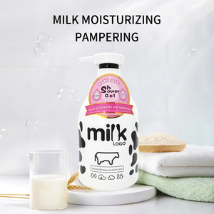 Goat Milk Rose Fruit Tea Tree <strong>Body</strong> Wash Sulphate Free Skin Whitening <strong>Moisturising</strong> Niacinamide Exfoliating Shower Gel for <strong>Men</strong> - Product Image 3