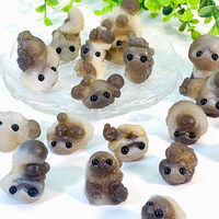 Nouvelle arrivée de haute qualité naturelle brute panda agate homme avec des yeux agate égyptienne spécimen minéral agate pierre pour la décoration de la chambre