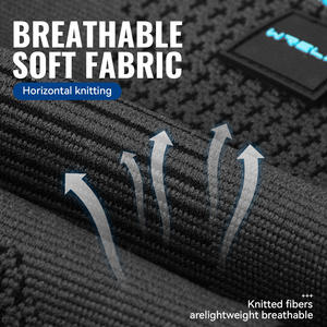 Genouillères de sport réglables WRELS en gros pour la protection des genoux – Légères, respirantes, pour l'entraînement et le sport - Product Image 4