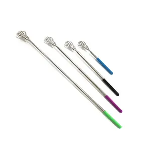 Wholesale Ghost Claw Metal Stainless Steel Telescoping Itch Back Scratcher for Mother Father Christmas Gifts, 23 Inch, 6 Colors