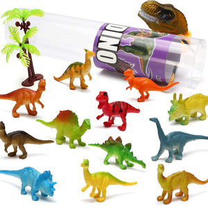 Jouets en plastique personnalisables sur carte blister, en tube PVC, en pot ou en bouteille, sur le thème de l'espace, des fruits et des fleurs, mini-dinosaures et animaux, pour cadeaux - Product Image 4