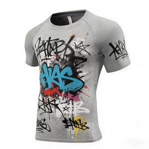 T-shirt de course unisexe durable, anti-humidité, anti-UV, personnalisable, idéal pour le stade, la plage, le running, cadeau parfait, service personnalisé - Product Image 2