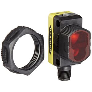 แบนเนอร์ QS30FF200Q เซ็นเซอร์ตรวจจับสนามคงที่ 680 นาโนเมตร LED สีแดง ขั้วต่อ QD 5 พิน เซ็นเซอร์ตรวจจับตำแหน่งการเคลื่อนที่ - Product Image 1