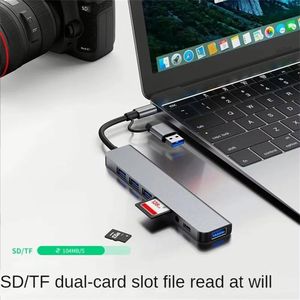 8 in 1 <b>Usb</b> <b>Hubs</b> Multiport Dock Support TF/PD Reading <b>USB</b> 3.5mm Audio Type C Multi-Port Supports TYPE-C Channel Computer <b>Usb</b> <b>Hub</b> - Product Image 4